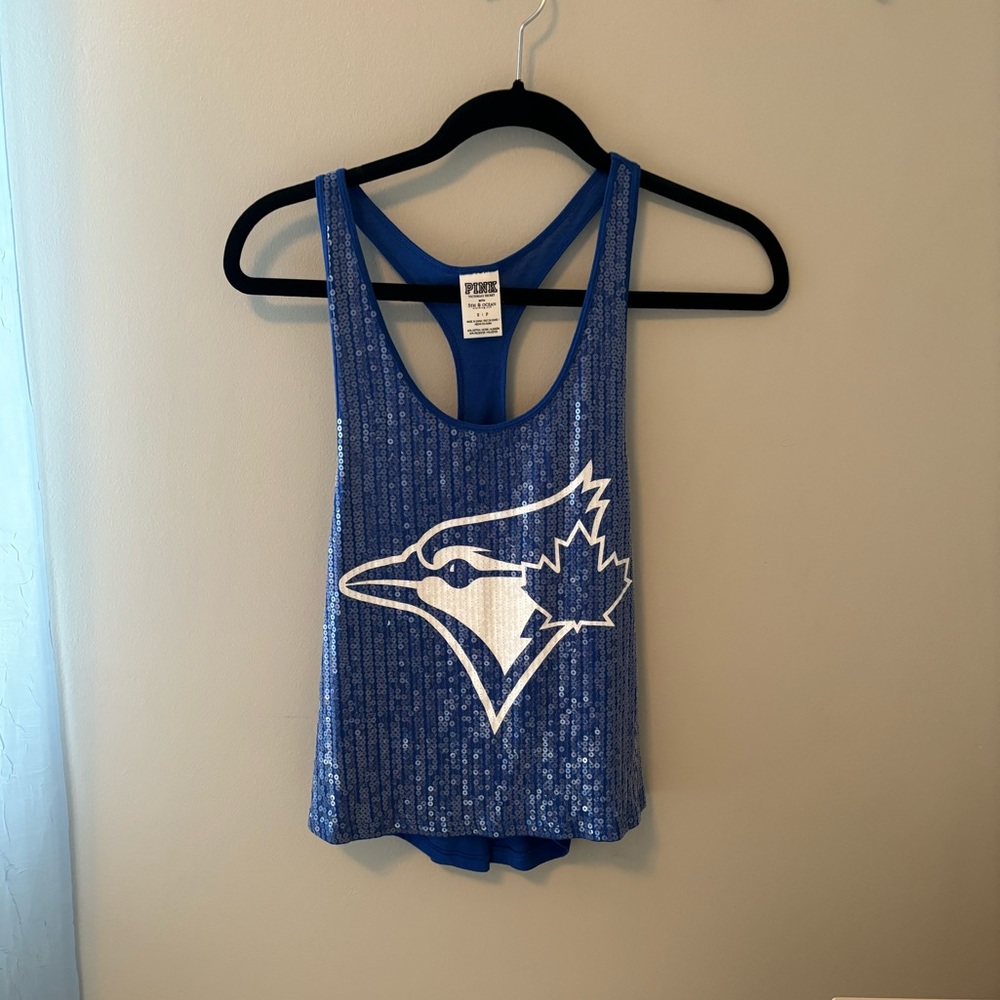 Sequin Blue Jays Tank Top